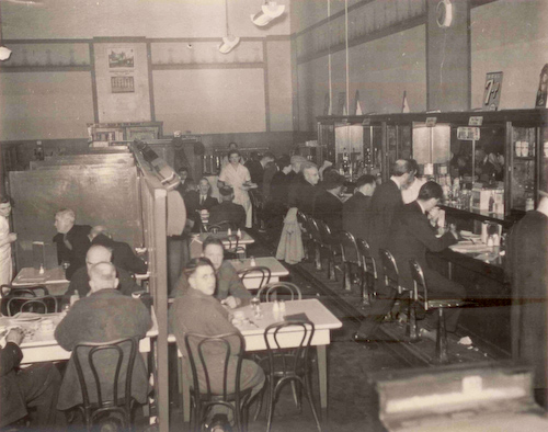 Interior of the Panama Cafe, 1945 (Photo courtesy of Anthony Chan). 